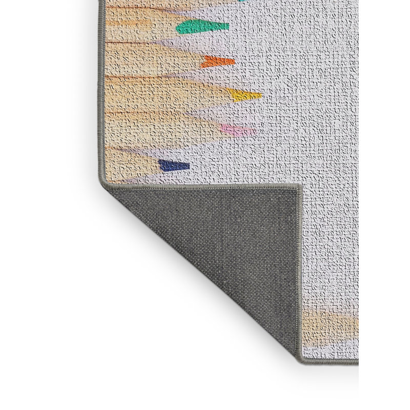 Tapis gris Writing Essentials, Rectangle 5 pi x 7 pi
