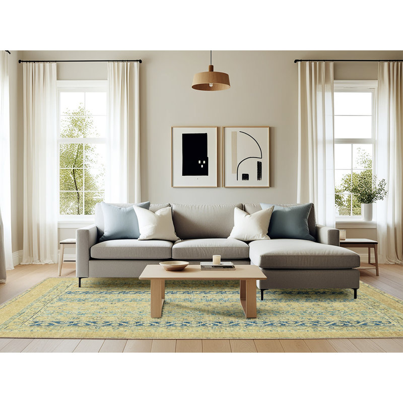 Abstract Indoor Rug, Rectangle 6' x 9'