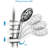 7-Spray Handheld Shower And 5 Inch Rain Showerhead With 26" Adjustable Slide Bar, Setup, Dual Flow 1.8Gpm, Brushed Nickel Look, Stainless Steel Bar System, Angle-Adjustable Head, Nozzles, 7 Spray-126726081