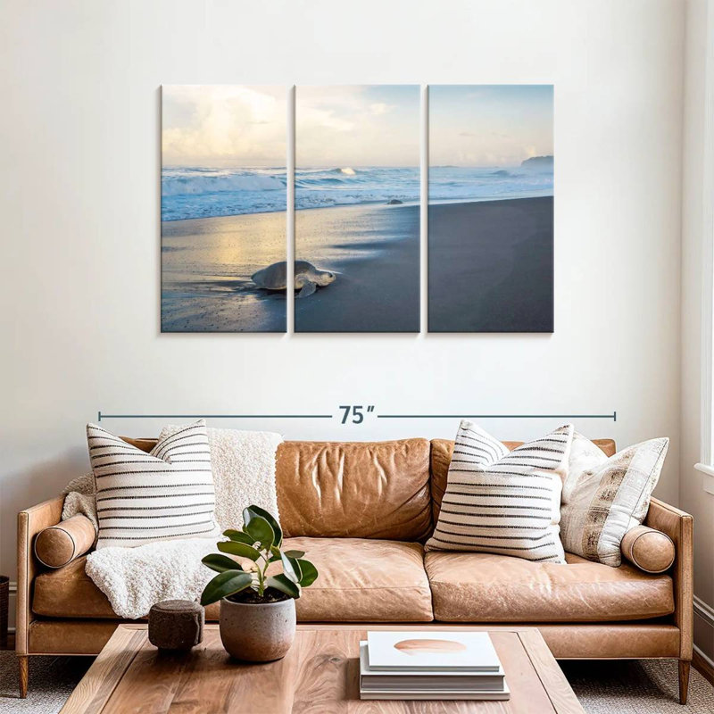 Turtles From The Sea, 36" H x 57" W