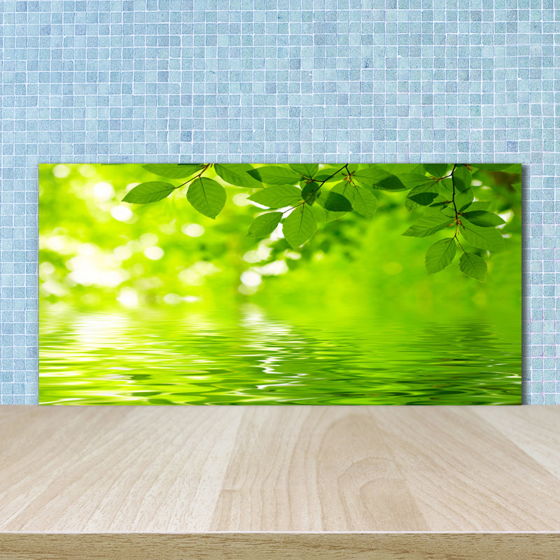 Lissbeth 50cm W x 100cm L Glass Peel and Stick Panel