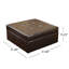 30.5" Tufted Square Storage Ottoman