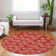 Premium Machine Washable Prisco Red Rug