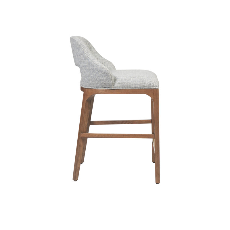 Inga Upholstered Bar Stool, Counter Stool (26" Seat Height)