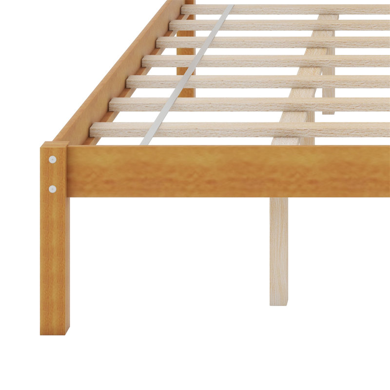 Auric Panel Bed, Oak