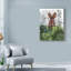 « chou correctif lapin text 6 », reproduction d’impression sur toile tendue-33425577