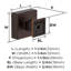 Bouton d'armoire Lintel de 1-1 / 4 po (32 mm) de longueur-111952358