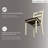 Strongsville Ladder Back Side Chair in White/Brown
