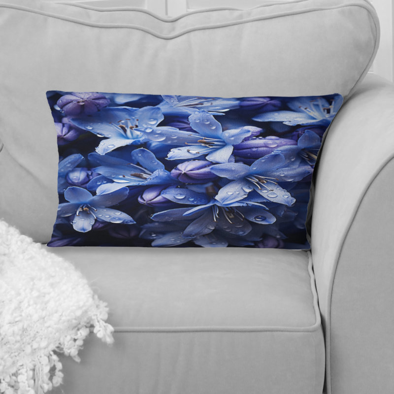 Coussin Bluebells Mystical Bluebells II - Trees Printed