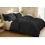400TC Pure Egyptian Cotton Ultrasoft Duvet Cover Set with Fitted Sheet 2 Pillowcases Breathable Hypoallergenic Zipper Closure-126063034