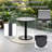 Round Outdoor Side Table , 20.1 " W 20.1 " D