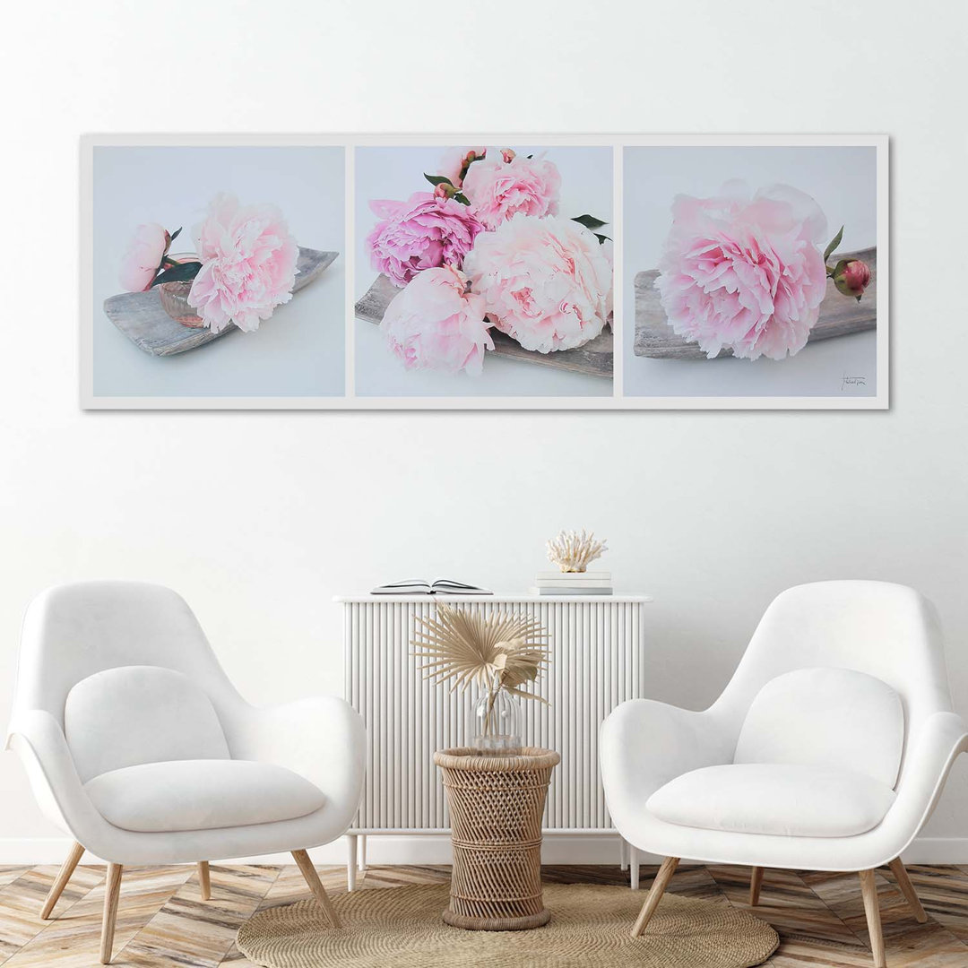 Leinwandbild Pink Peony Flowers 16160