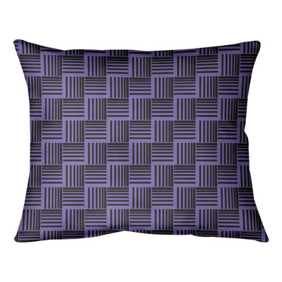 Coussin lombaire à rayures classiques Baskettressées