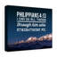 Strengthens Philippians 4:13 Blue Sky - Wrapped Canvas Print-466345871