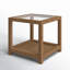 Adalard Glass End Table