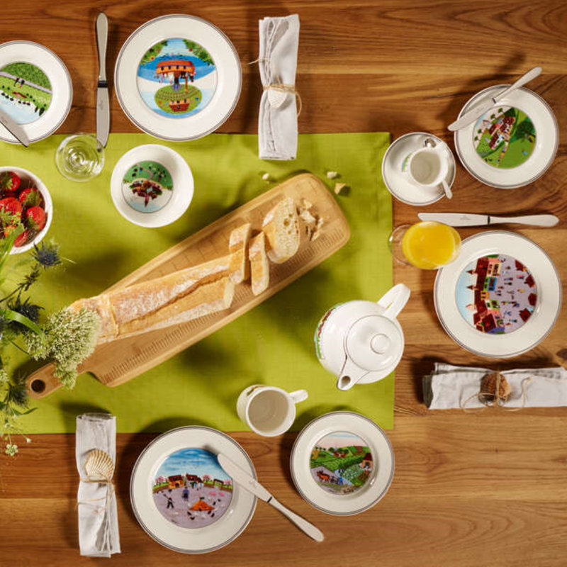Villeroy & Boch Design Naif 8.25" Village Square Salad Plate
