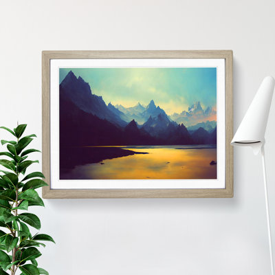 Spellbinding Mountain Landscape - Framed Print
