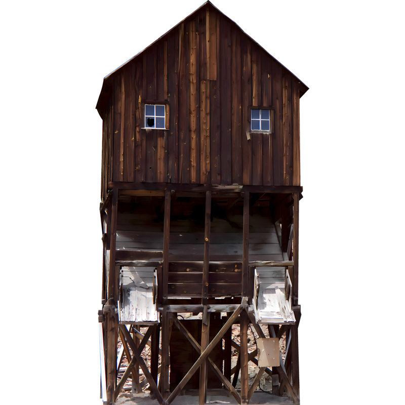 Sp12725 Western Rustic 1800S Old Gold Mine
