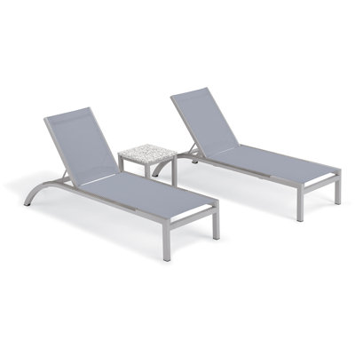 Argento And Travira Outdoor Chaise Lounge