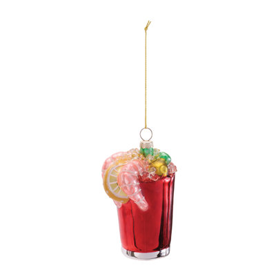 Glass Bloody Mary Ornaments (Set of 12)