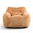 Compression Large Velvet Fabric Heart-Shaped Bean Bag Chair-1208658378