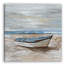 Le bateau sur la plage - peinture sur toile tendue-973649327