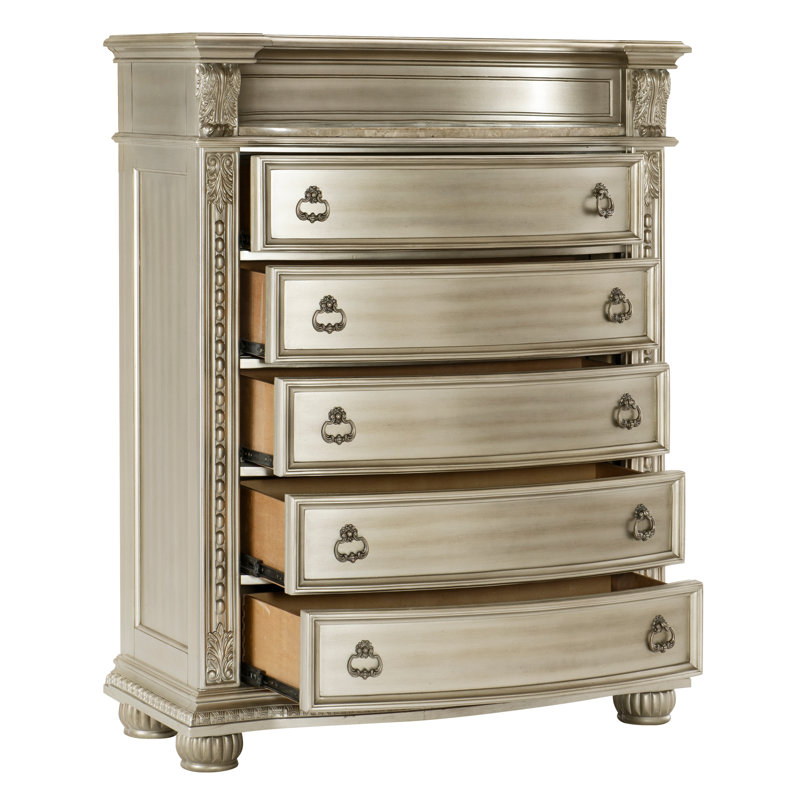 Commode 5 tiroirs 45 po Anndrea