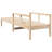 Sun Lounger 78.5"X24.4"X21.7" Solid Wood Pine-150560354