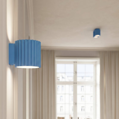 Aura Aluminium Flush Mounted Sconce