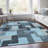 Premium Machine Washable Prisco Sky Rug-1701222911