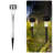 Low Voltage Solar Powered Integrated LED Metal Pathway Light Pack