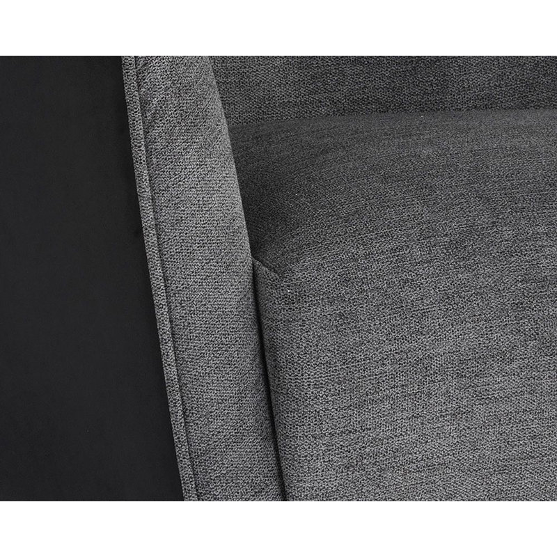 Sorrel Tufted Lounge Chair, Black