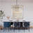 Neydi 7 - Light 32.5'' Sputnik Unique Modern Linear LED Chandelier