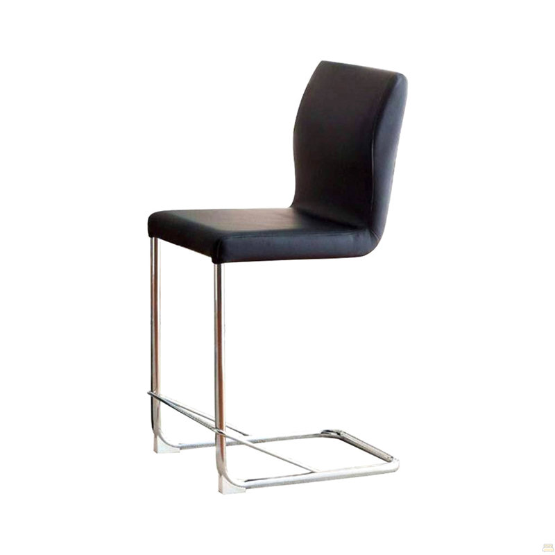 Leatherette 2Pcs Counter Height Dining Chairs