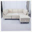 Canapé modulaire 7 places en tissu tissé avec rangement sous le siège-772611811
