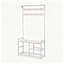 Freestanding 9 - Hook Coat Rack