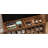 Solid wood shoe benches, leather or linen seat, double-tiered shelf design, flip-up storage-469693247-469693245
