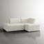 3 Seater Corduroy Modular Corner Sofa-659662641