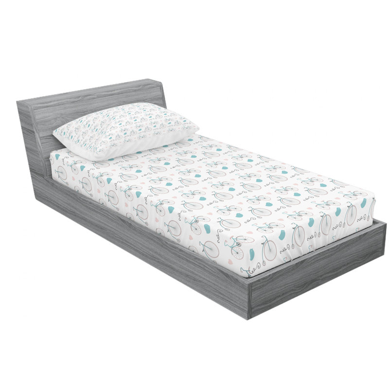 Microfiber Sheet Set, Twin XL Sheet Set with Fitted Sheet