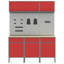 Set Of 6 Steel Large Adjustable Feet Work Cabinet-299358366