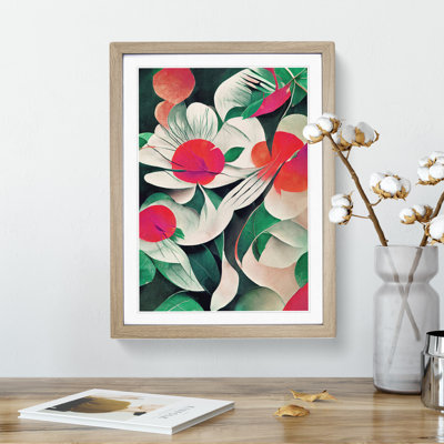 Abstract Flowers No.2 - Framed Print