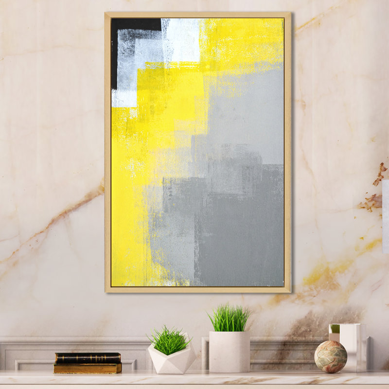 Abstrait, univers - peinture, H 32 po x l 16 po, Cadre naturel flottant