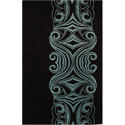 Hand Tufted Wool Area Rug in Brown