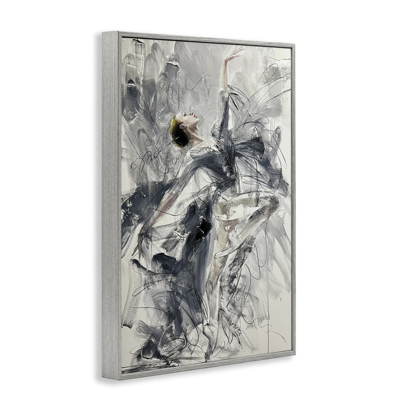 Giclée encadrée, par Lucille Lee, Gris, H 18 po x l 12 po