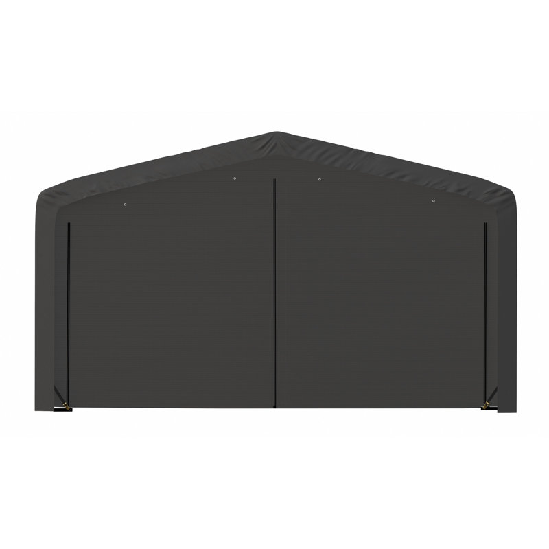 ShelterTube Wind and Snow-Load Rated Garage, 20x23x12 Grey, 20 H' x 23 W' x 12 D'