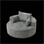 Fauteuil-lit Fluffy Chenille