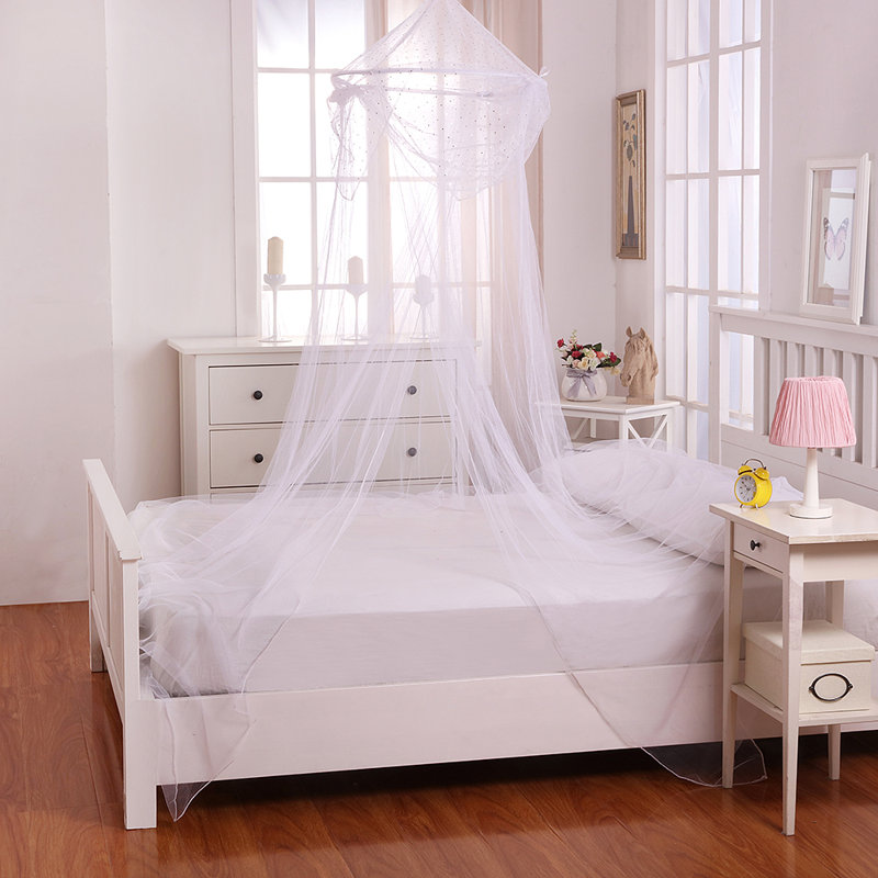  Lit à baldaquin pliable pour enfants, Blanc
