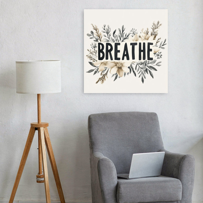 Naturea#039;S Whisper Organic Peaceful Serene Nature Flower Wall Art Print, 60.96cm H x 60.96cm W