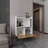 Bar Cabinet, 1 Door, 4 Shelves