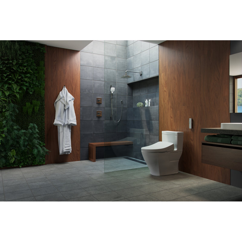 Legato Dual Flush 1.28|0.8 GPF Elongated One-Piece Toilet with S550e Electronic Bidet Seat